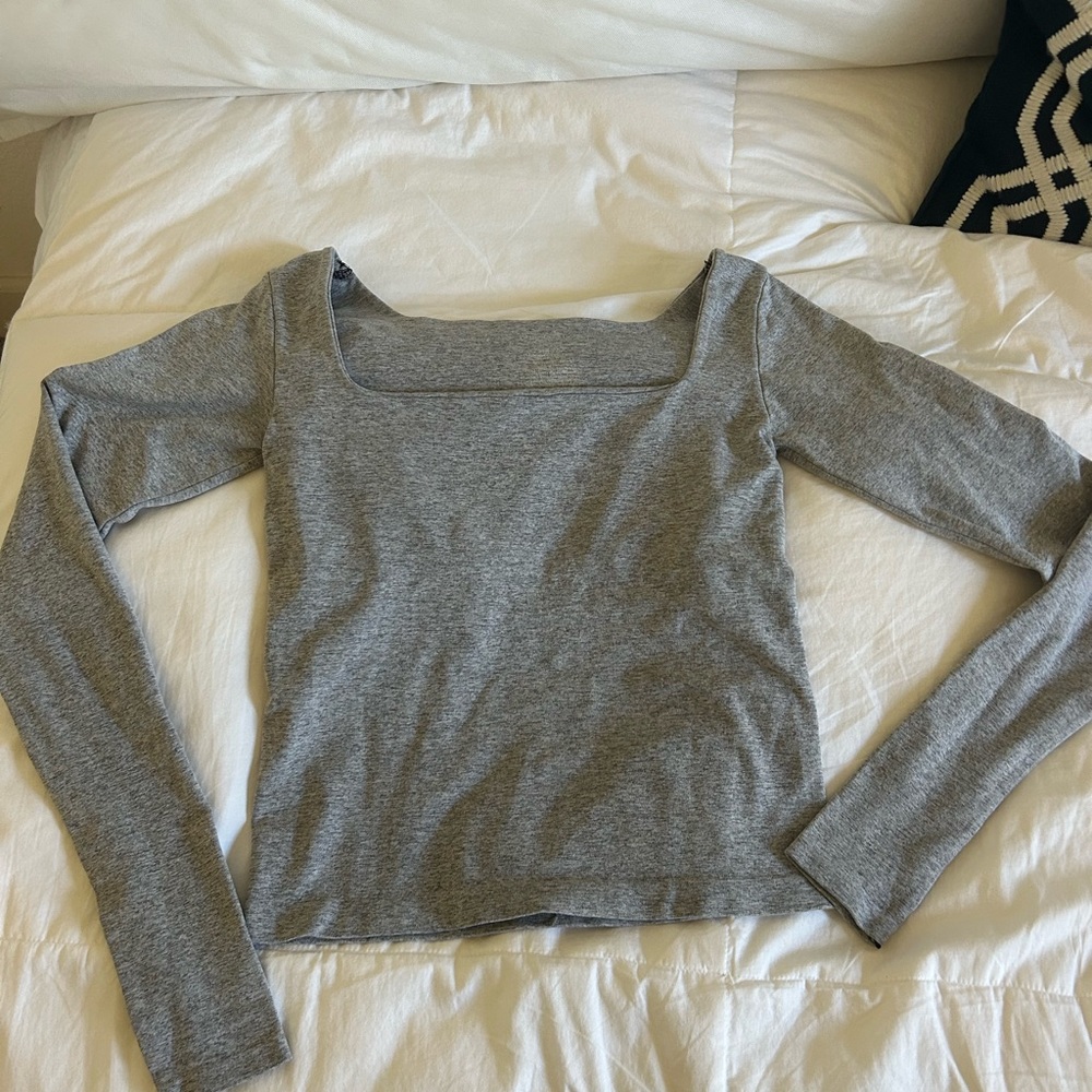 Free people square neck long sleeve